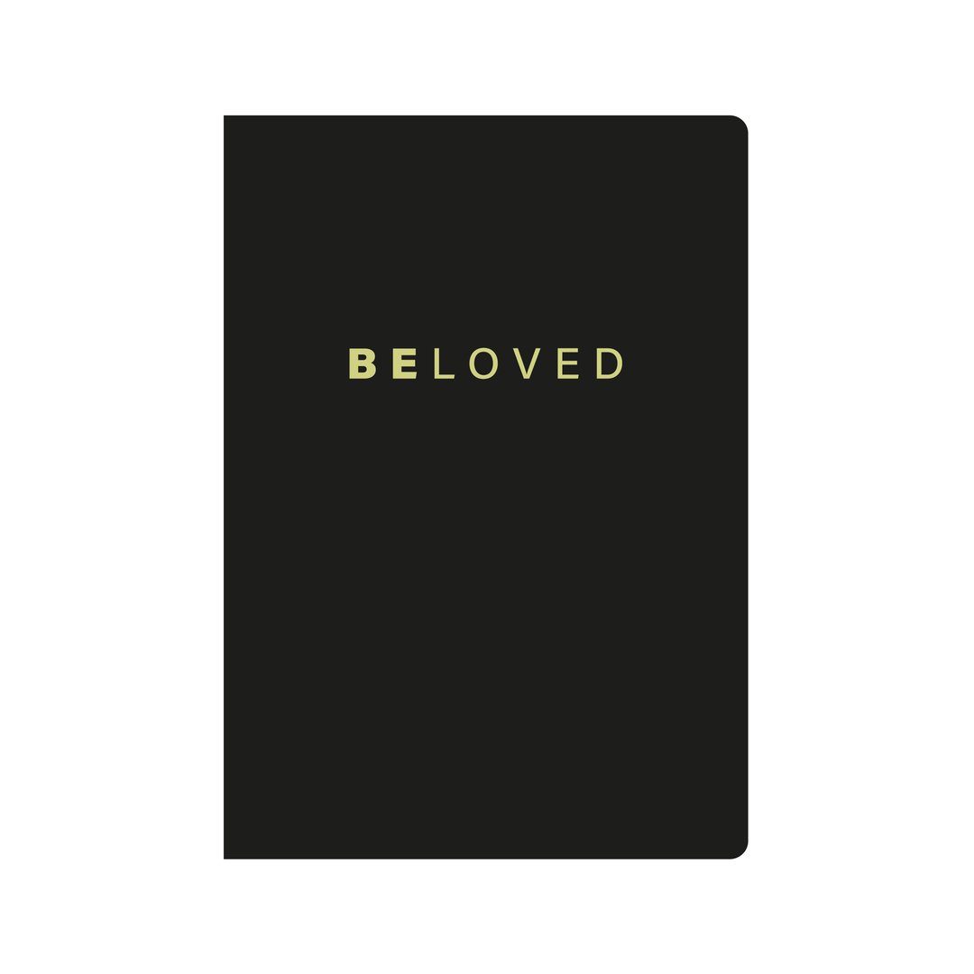 BELOVED Journal | A5 Journal | Black Leather Journal | Notebook | Christian Inspirational Gift | Christian Gift Ideas | Christian Gift Store 4319.CO | Local Designer | Paper Products | Birthday Gift Ideas | Christmas Gift Ideas | Stationery for School | Notebook for Work