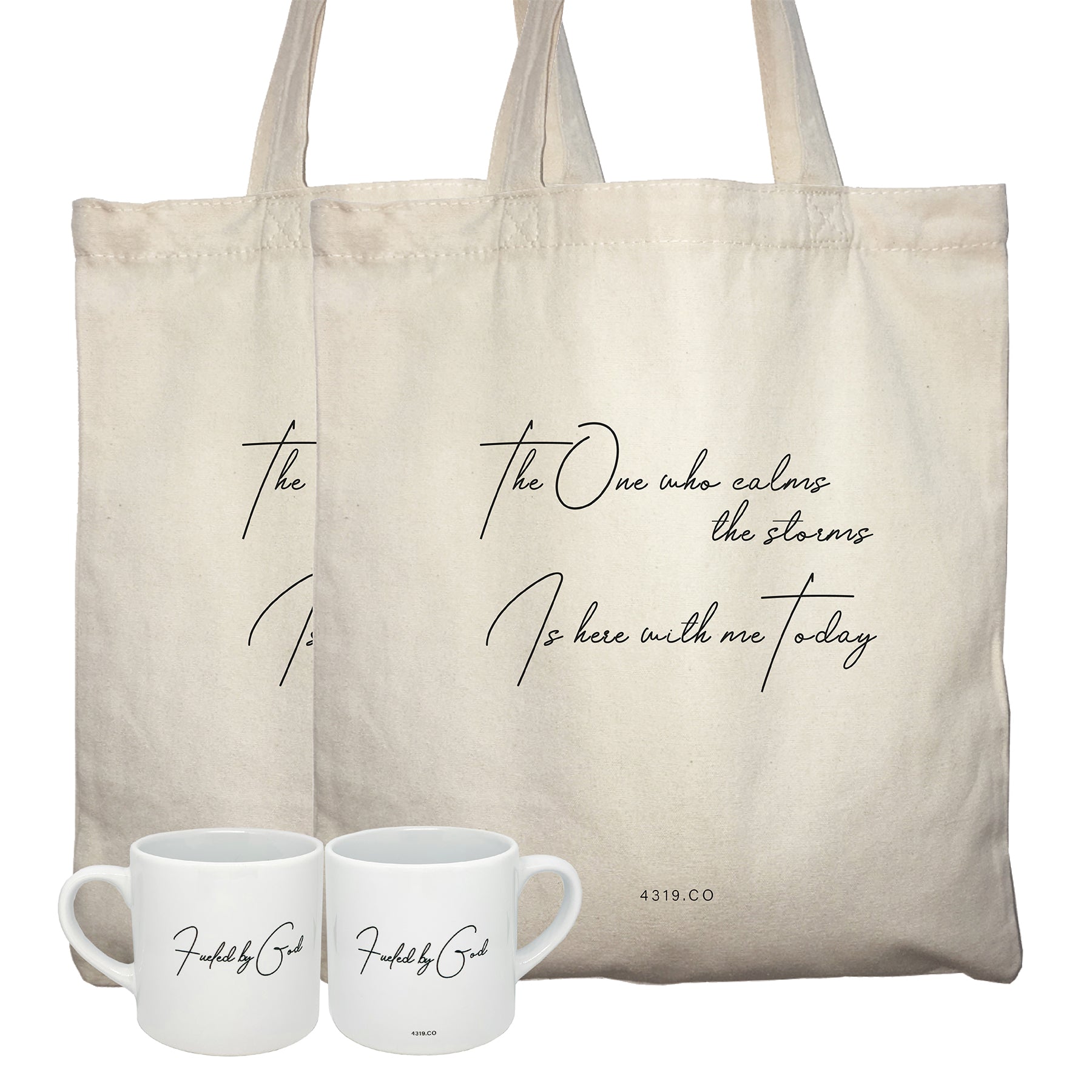 Small Christian Gift Bundle for Christian Friends: Tote Bag and Christian Mug | Christian Gift Singapore