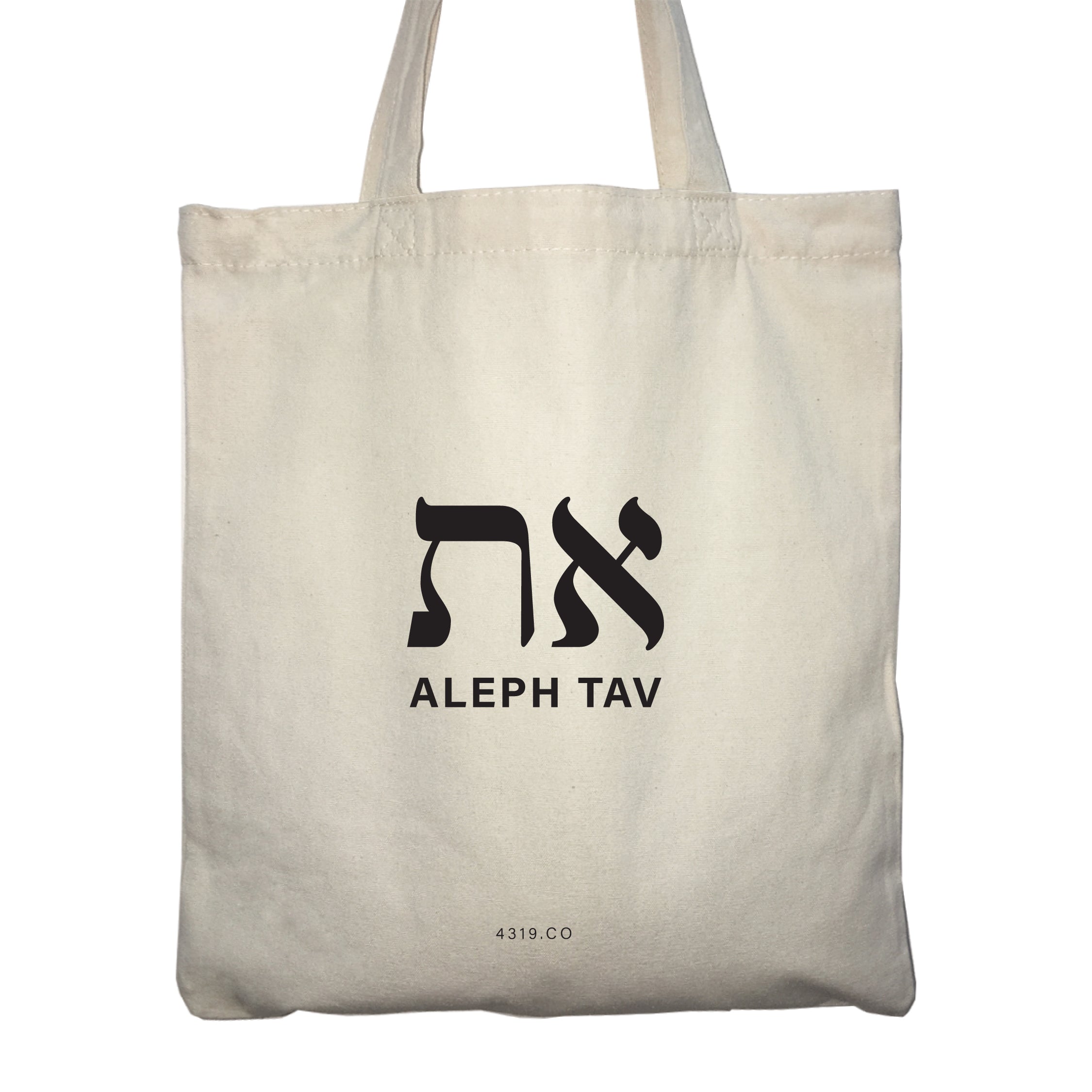 "Aleph Tav" Tote Bag