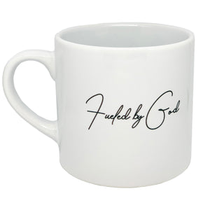 Small Christian Gift for Kids and Adults: Fueled by God Christian Mug 6Oz White Ceramic. Great for birthdays and Christmas