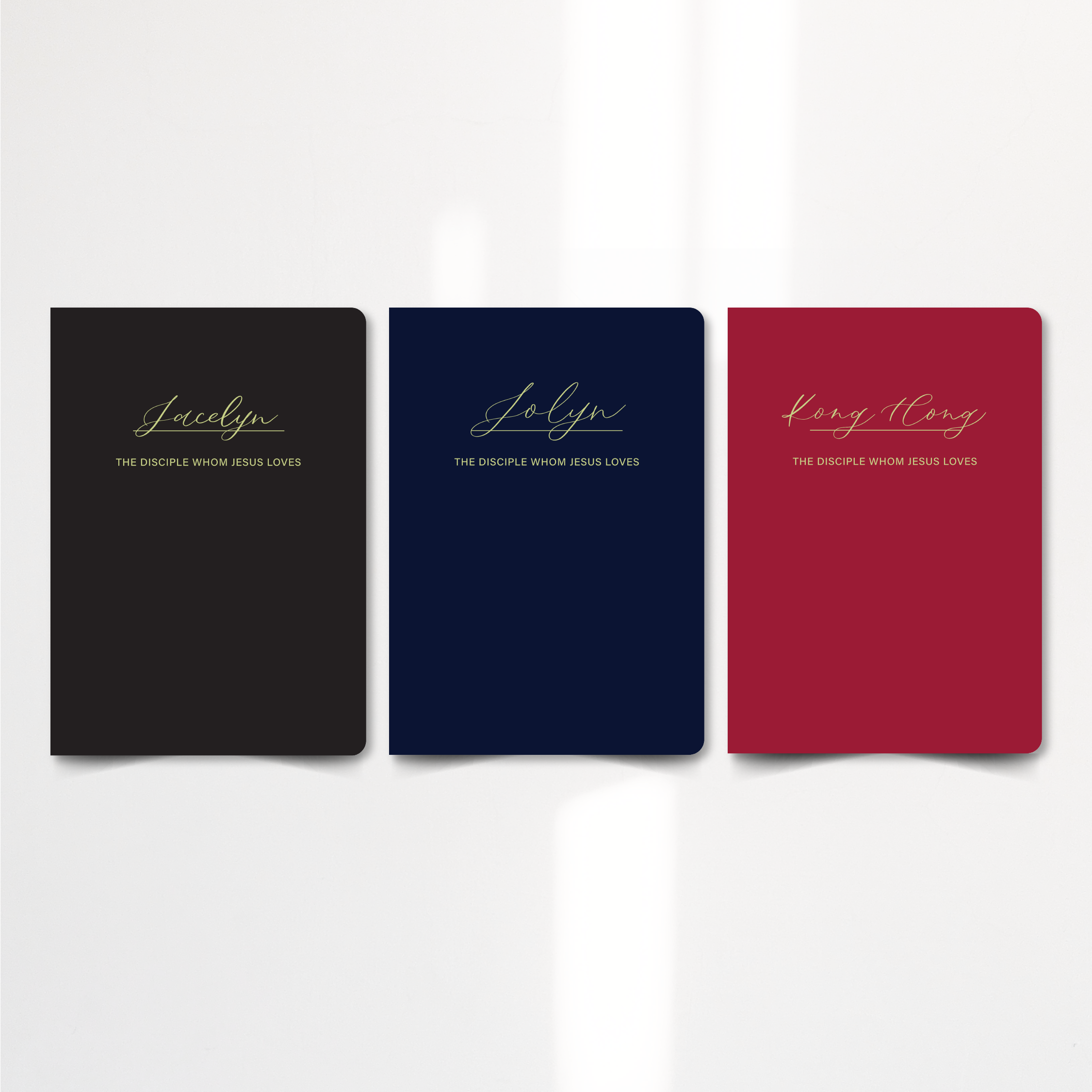 Personalized Journal: "Whom Jesus Loves" (3 Colors)
